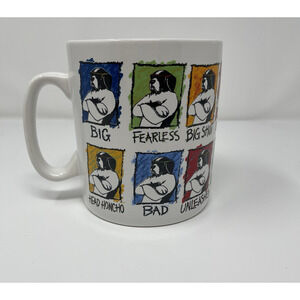Big Dogs Mug Jumbo 28 Oz Coffee Tea Vintage Oversized Cup 1997 Attitude